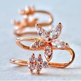 Серьги каффы F82202802-01
